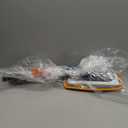 helloleiboo 39.8" Snow Brush for Car Extendable Snow Broom Detachable Ice Scrapers with 12-Inch 180 Pivoting Brush Head for Car Truck SUV (Orange)