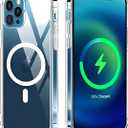 Clear Magnetic Phone Case for iPhone 12 Pro Max 6.7 inch [Non Yellowing] Compatible with MagSafe