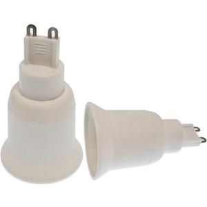 E-Simpo 4pcs G9 to E26/E27 Adapter, G9 to Standard E26/E27 Socket Adapter,G9 Light Socket (4pcs G9 to E26/E27 Adapter)