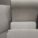 Yojoker 4PCS Orthopedic Bed Wedge Pillow Set for Sleeping, Post Surgery Foam Pillow for Body, Back and Leg Pain Relief, Triangle Adjustable Support Pillow - Acid Reflux, Anti Snoring & GERD Sleeping (White)