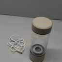 2025 Upgrade Hydrogen Water Bottle, Hydrogen Water Generator with Advanced SPE PEM Technology, 420ml(14OZ) Hydro Water Machine, Portable Water Ionizer for Office, Travel, Fitness & Everyday Hydration (Light Grey)