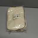 3 x Personalized Anniversary Wife Birthday Gifts from Husband,Mothers Day Gifts for Women,Waist Packs Initial White R,Cream Bag