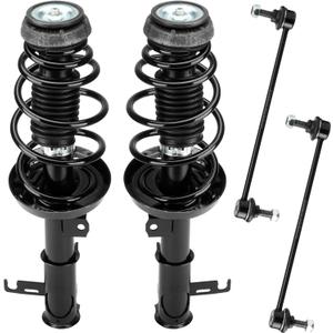 Front Spring Strut & Sway Bar Links for Buick Verano 2.4L L4 2012 2013 2014 2015 2016 2017, Coil Struts Shock Absorber Replace for 172664, 172663, K750519 (4pc)