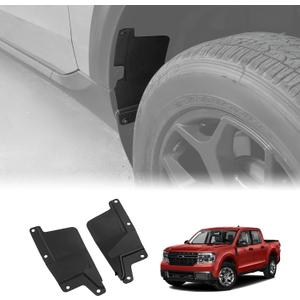 Mabett Rear Wheel Splash Shield Covers for 2022-2026 Ford Maverick Accessories All-Weather Splash Guard Prevent Mud and Stone Debris 2PCS