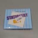 B1ykin Notebook Sticky Notes Stationery Set, 6Pcs Hardcover Ruled Journal Notebook with Planner Stickers, Neutral Pen Bookmarks Clips Birthday Gift for Office Students (Capy)