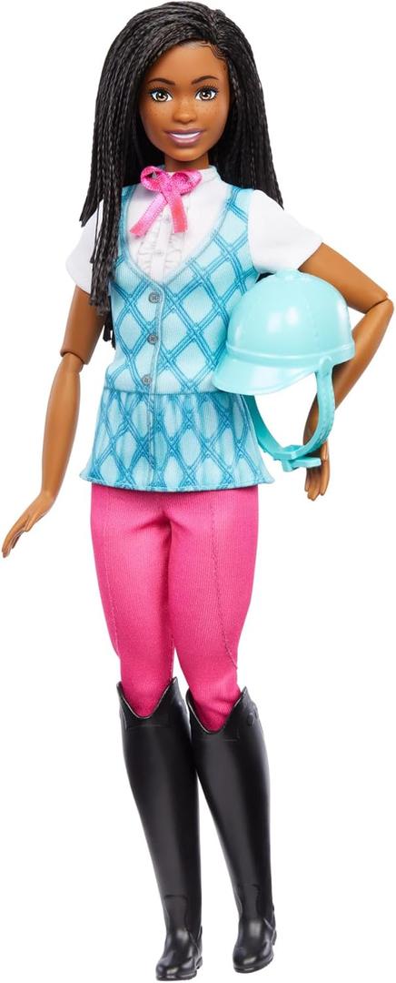 Barbie Brooklyn Doll & Accessories from Barbie Mysteries: The Great Horse Chase, Includes Fashion Doll, Removable Riding Outfit & Helmet