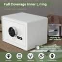 Goldenkey 1.6 Cu.Ft Luxury Fingerprint Safe, Biometric Jewelry Safe Box