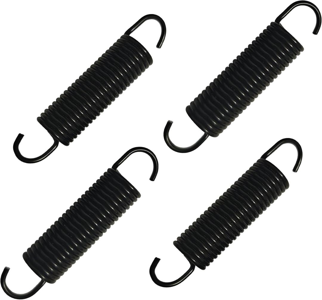 3inch (Pack of 4) Mechanism Tension Steel Spring Long Neck Hook Replacement Parts for Recliner Sofa Chair or Others