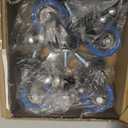 Stem Caster Wheels 2 inch Heavy Duty, Swivel Threaded Stem Mount Casters Set of 4 with American Size UNC 3/8"-16 x 1