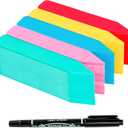 Plant Labels 500Pcs 4 Inch Plastic Plant Name Tags for Seedlings Garden Labels Markers Nursery Plant Tags Seed Labels for Outdoor Garden Plant Label Stakes with Permanet Marking Pen (Mix-Color)