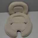 Innokids Head and Body Support Pillow Infant Car Seat Insert for Newborn to Toddler Stroller Cushion (Beige)