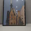 Golden State Art 14x18 Aluminum Picture Frame.Metal Poster. Wall Hook Included. ( 1 Pack Black)