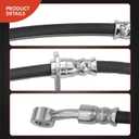 A-Premium Front Driver Brake Hydraulic Hose Compatible with Select Honda Models - Civic 2003 2004 2005 L4 1.3L - Replace# 01465S5B000