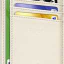Slim Minimalist Front Pocket Wallet, RFID Blocking Credit Card Holder Wallet with Detachable D-Shackle for Men Women