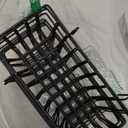 8Pcs Wire Basket, Grid Panel Hanging Wire Baskets, Black Grid Wall Basket for Organizing, for Storage Kitchen Bathroom Home, 9x3.9x2.9 Inches