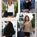 3 Pack Women's Cropped Hoodies Long Sleeve Lightweight Hooded Shirts U Neck Crop Tops Basic Casual Pullover (M)