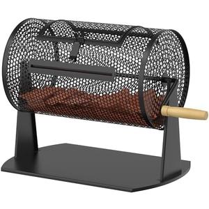 Orionstar Raffle Drum, Games & Sports Professional Raffle Ticket Spinner with Wooden Turning Handle Holds 2500 Tickets (Black)