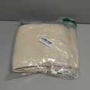 Knitted Organic Cotton Baby Blanket- Swaddle Blanket, 30" x 40" Soft Receiving Blanket for Newborn (Soft White)