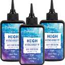 JDiction UV Resin, Upgrade 300g High Viscosity Hard UV Resin with Crystal Clear Resins Kit for Doming, Sealing, Coating, and Casting