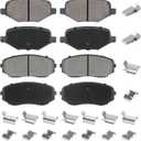 Front & Rear Ceramic Brake Pads Set for Ford Edge 2011-2014, for Lincoln MKX 2011-2015 8PCS