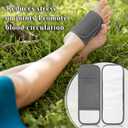 Castor Oil Foot Wrap,2Pcs Organic Castor Oil Packs Reusable Castor Oil Packs for Feet Cold Pressed Castor Oil Wrap for Hand Wrist Ankle Pain (Castor Oil Not Included)