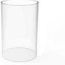 FixtureDisplays Clear Acrylic Tube 4" (Nominal) Diameter (3.937" Exact Outside dim) x 6" Long, 5/64" (2mm) Wall Open Ended 15139-6"-1PK-NPF