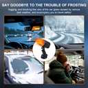 2 x 12v Car Heater, Portable Car Heater, Fast Heating Defogging & Defrosting, 360 Rotary Heating & Natural Wind Car Defroster, Plugs Into Cigarette Lighter (A, Universal)