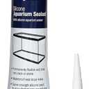 2 x 
Aqueon Aquarium Silicone Sealant Clear, 3 Ounces
Waterproof silicone sealant, 100% silicone for freshwater or saltwater tanks; permanently flexible, aquarium sealant clear