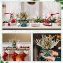 Valentines Day Decorations Valentine's Day Table Centerpieces Buffalo Check Plaid Artificial Tree Decor with Pine Cone Berry Gifts for Festival Winter Party Indoor Home Office Decor(Gold)