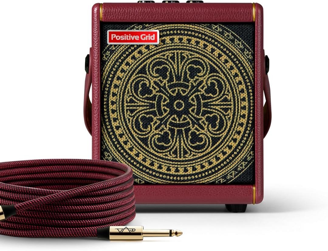 Positive Grid Spark Mini Vai Special Edition 10-Watt Portable Smart Guitar Amp and Bluetooth Speaker  Designed by Steve Vai Positive Grid Spark Mini Vai Special Edition 10-Watt Portable Smart Guitar Amp and Bluetooth Speaker  Designed by Steve Vai