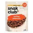 Snak Club Toffee Peanuts, Candied Peanuts with Praline Coat and Sweet Cream, Gluten-Free and Kosher Snack, 17 oz Resealable Bag (EXP 06/30/27)