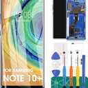 OLED for Samsung Note 10 Plus Screen Replacement for Samsung Galaxy Note 10 Plus 4g/5g LCD Screen for Galaxy SM-N975 SM-N976 LCD Touch Screen Digitizer Assembly Repair Kits with Frame (Blue)