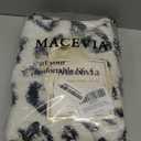 MACEVIA Boho Throw Blanket for Bed, Snow Leopard Printed Blanket, Woven Boho Blankets and Throws with Tassel for Couch Sofa, All Season Home Decor Cheetah Blanket (Snow Leopard 50"×70")