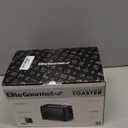 Elite Gourmet ECT1027B Cool Touch Toaster with 6 Temperature Settings & Extra Wide 1.25" Slots for Bagels, Waffles, Specialty Breads, Puff Pastry, Snacks, ETL Certified, 2 Slices, Black