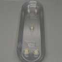 Idyllize Oval 5 Pieces of 14 by 4 5/8 Inches Clear Plastic Heavy Duty Plant Saucer Drip Trays for pots, Window Sills and Window Shelf (14'' x 4.6'')