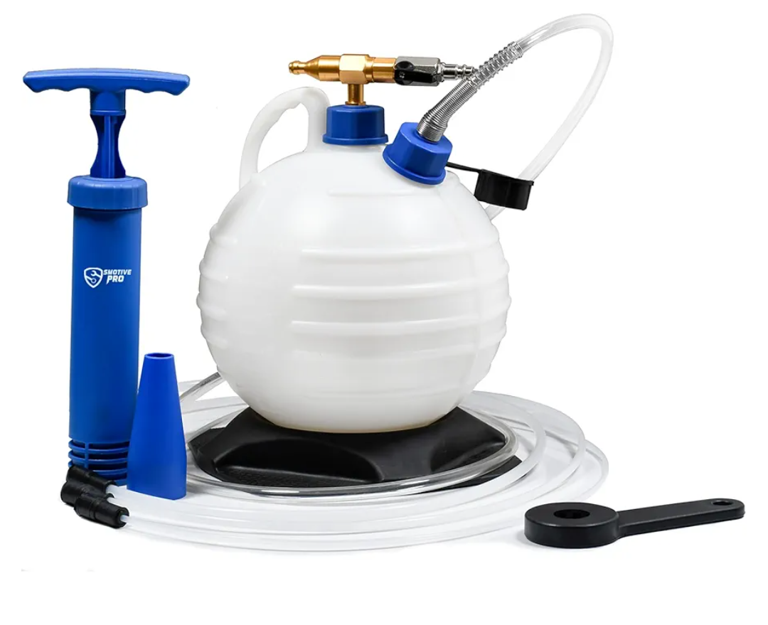 Oil Extractor Pump Vacuum 6L Pneumatic/Manual Fluid Extractor Professional Engine Oil Change Pump for Automotive and Marine