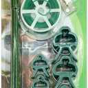 Plant Support and Binding Set, 31 Pieces, Garden Clips with Wire, Green Plant Vine Training Kit