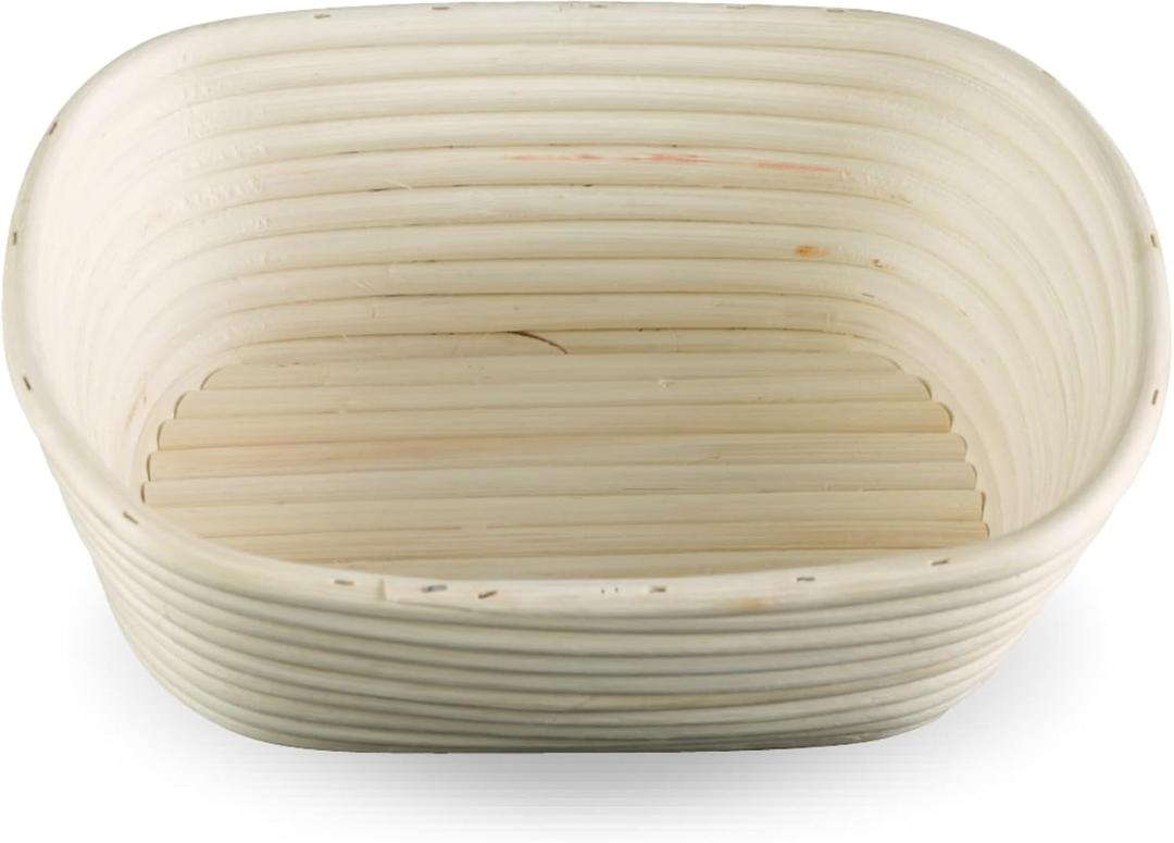Frieling Proofing Basket, Brotform Bread Rising Banneton and Serving Basket, Oval, 11-Inch 10-Inch by 7-Inch