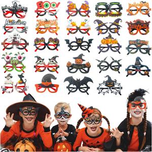 Halloween Party Glasses Glitter Halloween Decorations Funny Party Favor for Adult Halloween Party Supplies (24 pc)