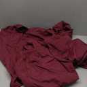 Dagacci Scrubs for Men Set - V-Neck Scrub Top and Cargo Pants - 8 Pockets Men Scrubs Set (Large, Burgundy)