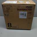 PSIIDAN Food Dehydrator Machine 8 Trays Stainless Steel 650W Faster Dryer