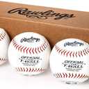 Rawlings | Official T-Balls | TVB | Youth/6u | 3 Count | Sponge Rubber Core | Indoor/Outdoor