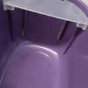 NCVI Baby Formula Dispenser On The Go, Formula Container To Go, Formula Holder for Travel, Outdoor Picnic with Baby Infant, Portable Container for Milk Powder, Snacks, Candy, Fruits (Purple)
