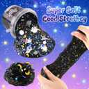 Astronaut Galaxy Slime for Kids, Big Slime Bucket with Clay, Glow in The Dark Slimes Kit for Girls and Boys Ages 8-12, Slimes Party Favors for Birthday Easter, Sensory DIY Toys