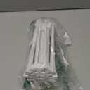 Cambom Collapsible Pasta Drying Rack - Spaghetti Noodle Drying Rack with 10 Bar Handles White