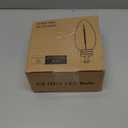 C9 Led Replacement Christmas Light Bulbs, 25-Pack C9 Shatterproof Led Bulbs with E17 Candelabra Base for Christmas String Lights, Waterproof & Dimmable Christmas Village Bulbs - Red