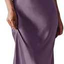 Satin Spaghetti Strap Backless Ruched Twist Cocktail Dresses for Women Silk Open Back Cut Out Midi Dress Wedding Guest, Large