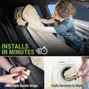Season Guard Towel Seat Cover, Waterproof Car Seat Protectors for Gym, Workout & Active Lifestyle, Universal Fit for Car SUV Truck Van, Non-Slip 3 Strap Design, Machine Washable, 2 Pack Tan