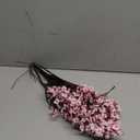 Babys Breath Artificial Flowers, 8 Bundles Cherry Blossom Pink Real Touch Fake Silk Flowers Bulk for Vase Home Office Wedding Spring Indoor Outdoor Centerpiece Table Party Decorations