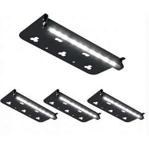 7inch Retaining Wall Lights 3W LED Hardscape Paver Lighting,5000K Daylight White Waterproof Outdoor Step Lights,12V AC/DC Low Voltage Landscape Lighting-4Packs